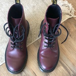 Dr. Marten’s burgundy